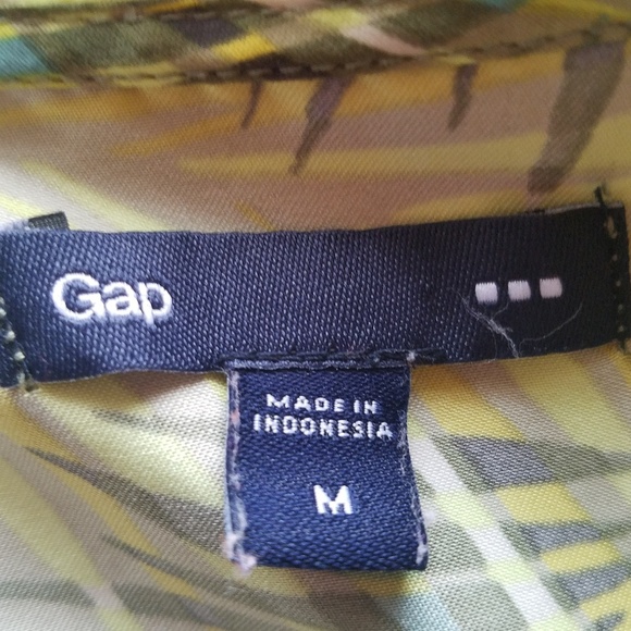 Gap Beautiful Leafy Foliage Patterned Tank Top - Picture 8 of 8